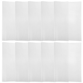 Baluue B5 Clear Book Covers, 10pcs Plastic Sleeve Cover for Books, Thicken Reusable Clear Book Covers, Waterproof, Book Protector Textbook Cover for School Books