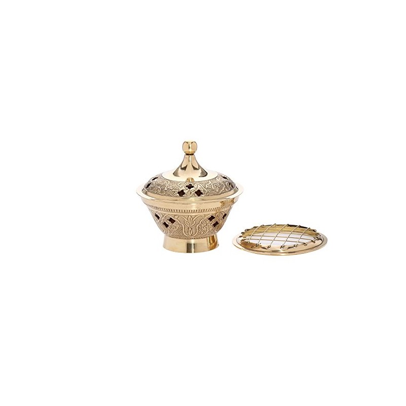 Large Incense Burner Incense Burner Incense Holder Lattice Antique Gold