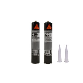 SikaFlex 220+ Fast Curing Automotive Windshield Urethane Adhesive (2 Tubes)