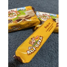 Rot Front 3 Russian Wafers with Chocolate Filling , Вафли Коровка,  150g( 5.3oz) each😍