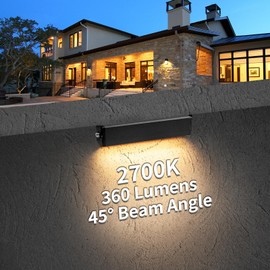 Kwinmyso 4-Packs 3W 7 Inch LED Hardscape Paver Lighting,12V AC/DC Low Voltage Retaining Wall Lights,LED Landscape Lighting,2700K Soft White Outdoor Step Light,50,000 Hours Lifespan-Black