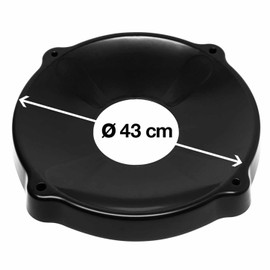 #DoYourFitness Ball Bowl for Gymnastics Balls/Fitness Balls from 55 cm to 85 cm in Black Robust Construction and Increased Safety with Less Slipping