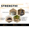 GIRtech USM-2 Heavy Duty Firebricks 2-Pack Fireclay, Chamotte 3000F US