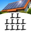 10PCS PV Panel Water Guide Clamp Pa66 Heat Resistant Anti