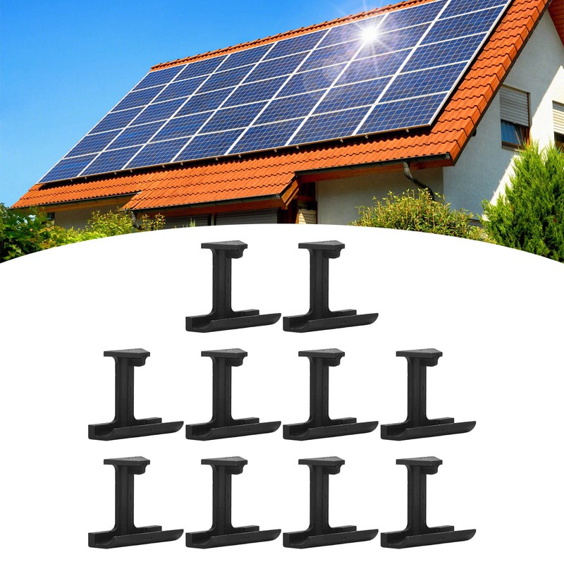 10PCS PV Panel Water Guide Clamp Pa66 Heat Resistant Anti