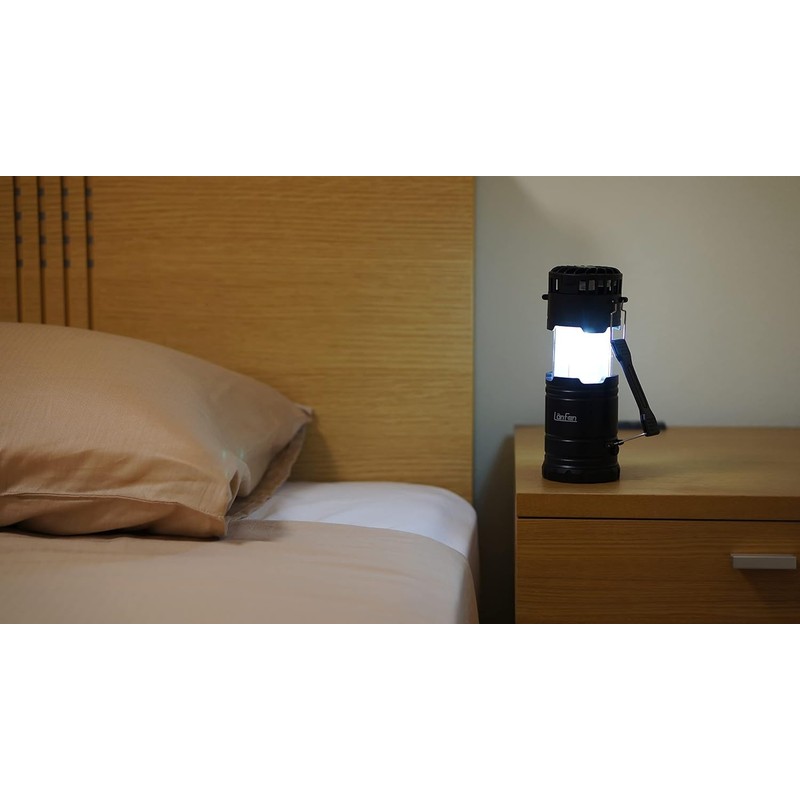 4 in 1 LED Lantern with Fan, Portable, Mini Sliding