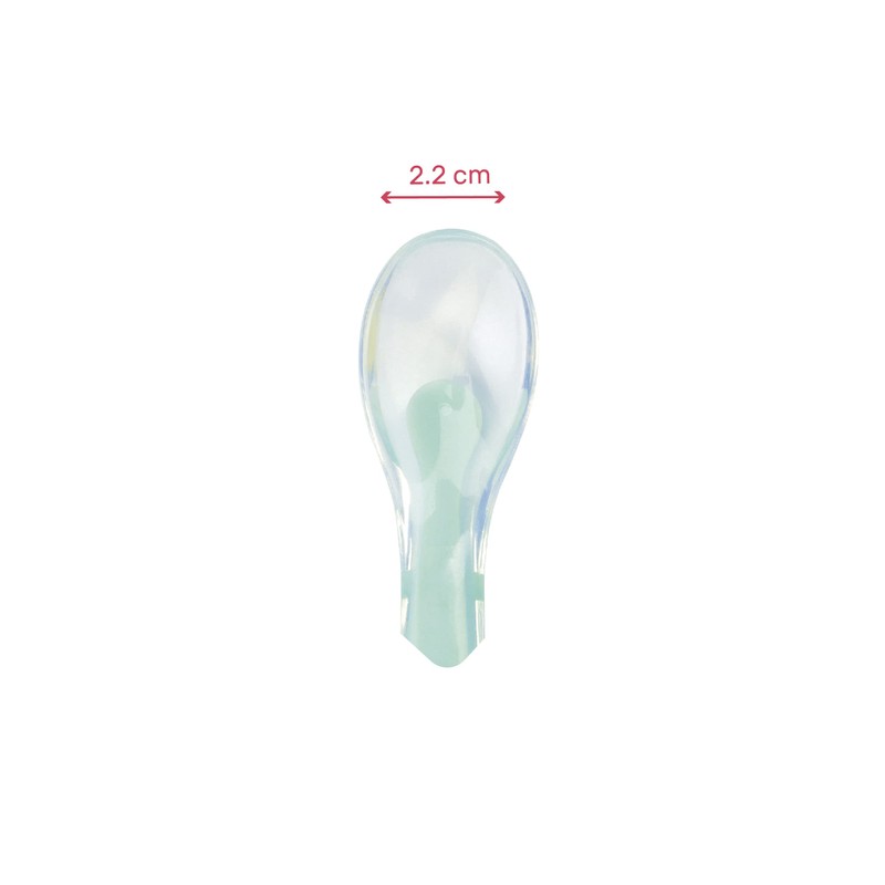 Badabulle B005413 Silikonlöffel, extraweiche Babylöffel, ideal für die Beikost, 2er