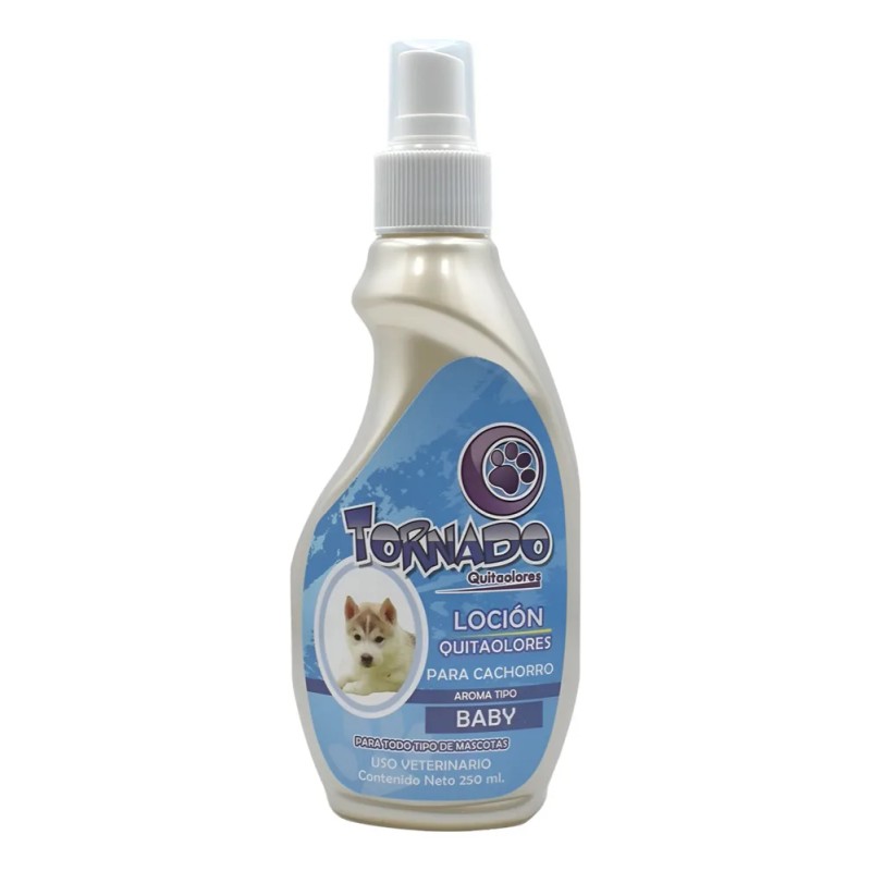 Loción Para Perro Tornado Aroma Bebé 250ml Efecto Desodorante