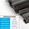 2.54 mm 40 Pin Header Straight Single Row Stackable Female