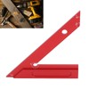 45 Degree Miter Ruler Professional High Accuracy 45 Degree Angle