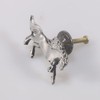 LLHDKF 6 Pcs Horse Shape Knob Door Handle Cabinet Drawer