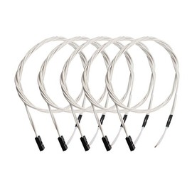 HALJIA 5Pcs Thermistor Temp Sensor NTC 3950 100K with 1 Meter Wiring and Jumper Connector Compatible with Reprap 3D Printer Reprap Prusa