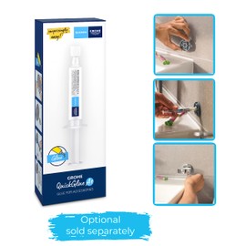 GROHE Start Cube 41097DC0 Glass with Holder Concealed Fixing Material Glass / Metal Super Steel