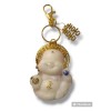 Hesstian Luxury keychain in 3D Buddha of prosperity and wealth.