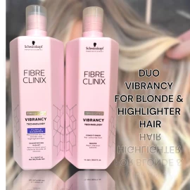 Schwarzkopf Fibre Clinix Vibrancy Liter Duo PURPLE Shampoo/Condit