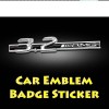 na 2 PCS NEW 3.2 A.M.G Racing Badge Emblem Sticker