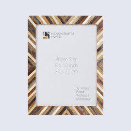 Handicrafts Home 4x6 Hypno Daze Picture Frames for Vintage Style Wall Hanging & Desk Decor – Bone Inlay, Resin & Wood Frame for Farmhouse, Living Room, Office & Home Decor- Ideal for Wedding Gift