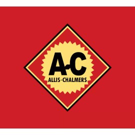 Allis Chalmers Premium Vinyl Decal Sticker 2-Pack - Vintage Farming Equipment - 3" wide x 3" tall