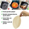 100 Pieces Air Fryer Round Paper 16cm Compatible with Cosori