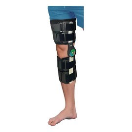 Medway Rodillera Postoperatoria Graduable 42 cm | Soporte Ortopédico Ajustable para Rodilla con Control de Movimiento | Ideal para Cirugía, Lesiones y Rehabilitación | Talla Universal Unisex