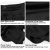 Gopune Pantalones cortos de correr 2 en 1 para mujer,