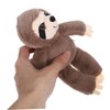 Toyvian Sloth Keychain Backpack Pendant Plush Keychain Charm Bag Hanging
