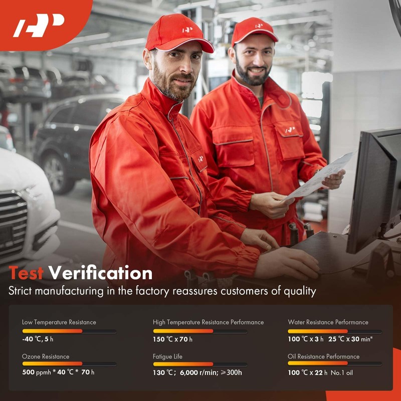 A-Premium Engine Serpentine Belt Drive Kit with Tensioner Compatible with