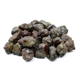 Deep Red Green Yellow Garnet Almandine Rough Specimens Natural Gemstone Crystal Mineral Cabochon Raw Nuggets - Brazil (20PCS)