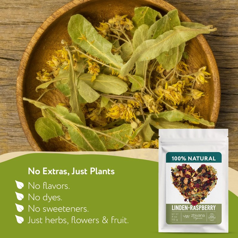 Linden & Raspberry Herbal Tea Loose Leaf – Fruity Tea