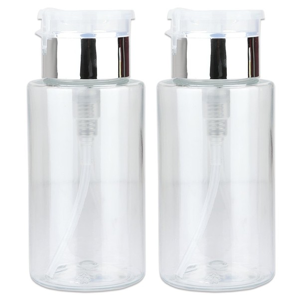 PANA PANA 7oz. Professional Push Down Liquid Pumping Clear Bottle