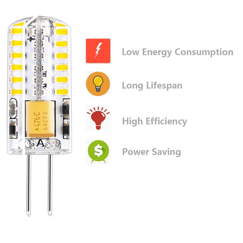 DOPKUSS G4 LED Bulbs 12V Led Light AC/DC Bi-Pin Base