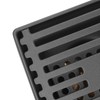 Floor Drain Stainless Steel Copper Gray Quadrangular Large Displacement Draining