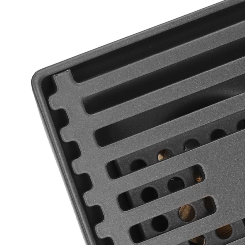 Floor Drain Stainless Steel Copper Gray Quadrangular Large Displacement Draining