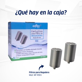 Coflex Home Repuesto de Filtro para Regadera (2 piezas)