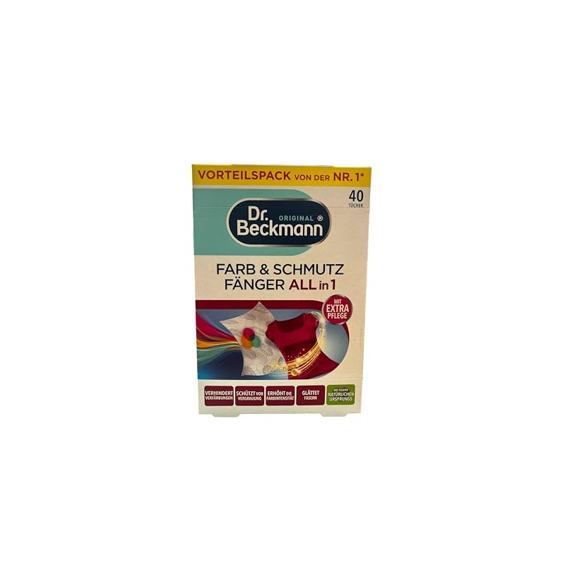 Dr.Beckmann Farb & Schmutz Fanger/Color Catcher Sheets XL Pack: 40