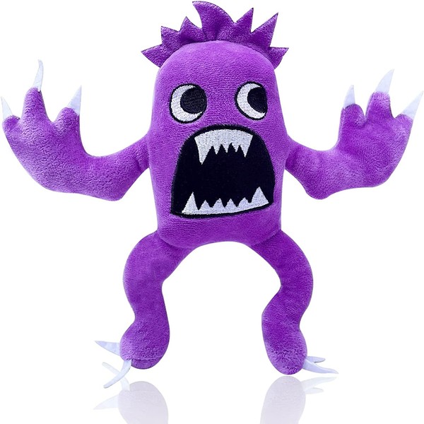 Wsngic Garten of Banban Plush Purple Devil Monster Horror Stuffed Figure Toys Stuffed Animal Lennys Plush Doll Halloween Christmas Birthday Gift for Kids and Fans
