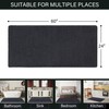 LOCHAS Luxury Bathroom Rug Shaggy Bath Mat 24 x 60