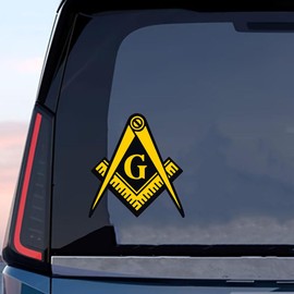 2PCS Compass Navigation Decals - Waterproof Vinyl Stickers for Car Truck Motorcycle Laptop - Adventure Travel Decorative Art Removable#A-181