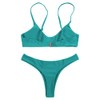 SherryDC Traje de baño de bikini brasileño con cuello redondo