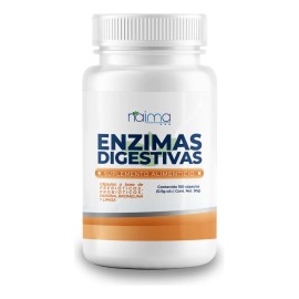 Enzimas Digestivas 500mg - 100 Cápsulas Por Frasco