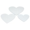 SEWACC 3pcs Acrylic Patchwork Rulers Heart Shape Sewing Rulers for