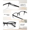 JOLISU JOLISU 5 Pack Reading Glasses For Women,Blue Light Blocking