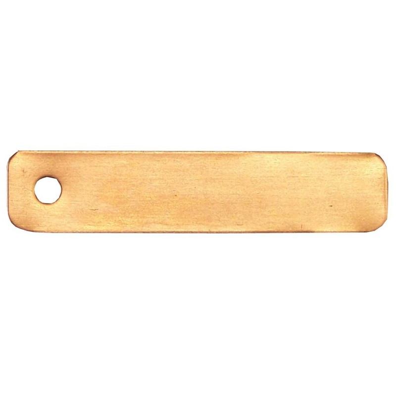 Custom Stamped Copper Trap Tags (50 Pack)