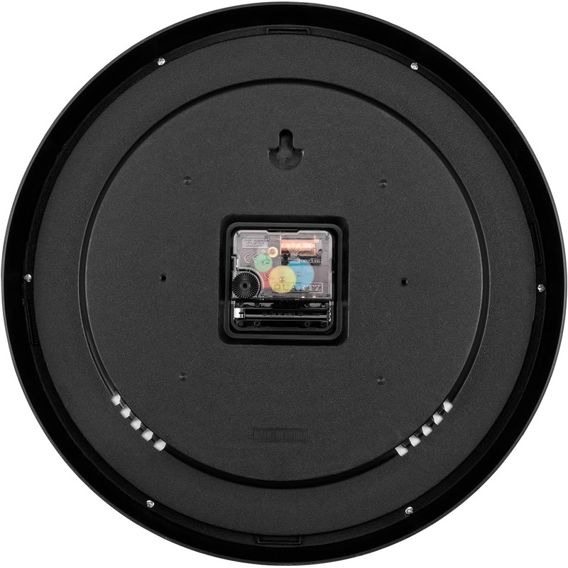 Lumuasky 14 Inch Wall Clock Battery Operated Silent Non-Ticking Large