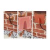 1STec 2 x Brick Brown External Drill Damage Weather Shield