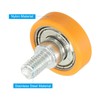 PATIKIL 4pcs 22mm Drawer Roller Plastic Drawer Pulley Replacement Wheel