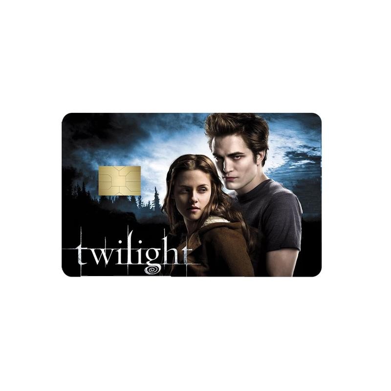 Twilight Edward Bella Jacob Debit Credit Card Sticker Small Chip:_Color
