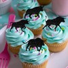 Cow Cupcake Topper Cheer to Western Bullfight Theme Party Favors