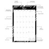 2025-2026 Wall Calendar Spiral-bound Twin-Wire Binding - 18 Months Planner