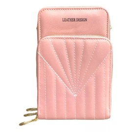 A4F-SOLUTIONS Cartera Mujer Porta Celular Correa Ajustable Con Cierres